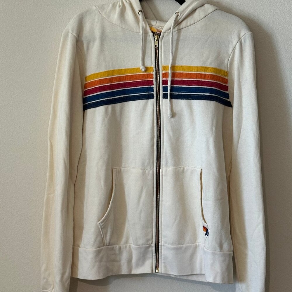 Aviator Nation rainbow hoodie